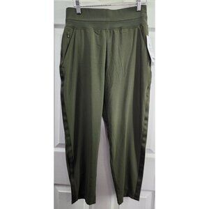 Athleta Nolita Slim Tapered Crop Pant Olive Green 8